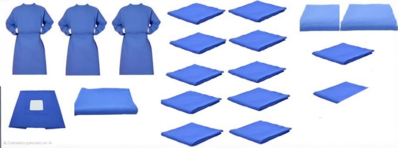 BULTO PAQUETE CIRUGIA MAYOR ALGODON AZUL INDIOLINO
